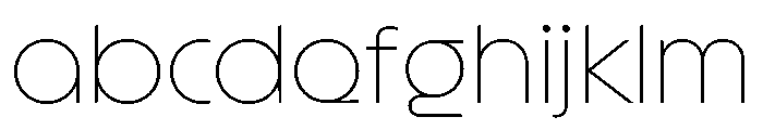 MelunDisplay Thin FONT