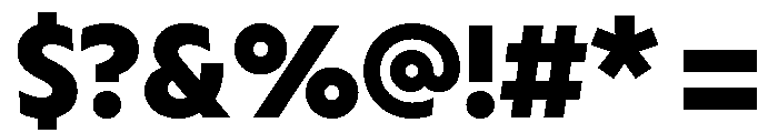 MelunHigh Bold Font OTHER CHARS