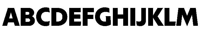 MelunHigh Bold Font UPPERCASE