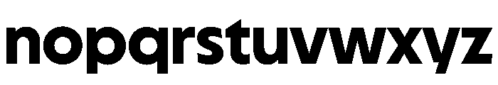 MelunHigh Bold Font LOWERCASE