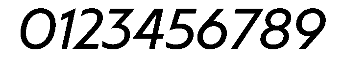 MelunHigh Italic Font OTHER CHARS