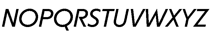 MelunHigh Italic Font UPPERCASE