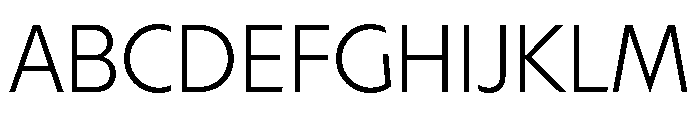 MelunHigh Light Font UPPERCASE