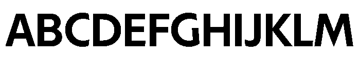MelunHigh Medium Font UPPERCASE