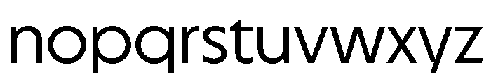 MelunHigh Regular Font LOWERCASE