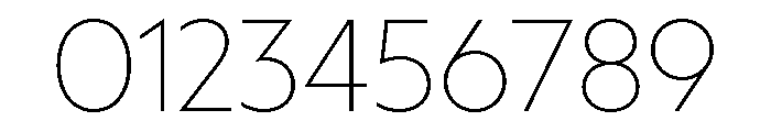 MelunHigh Thin Font OTHER CHARS