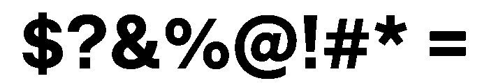 MercatorST Bold Font OTHER CHARS
