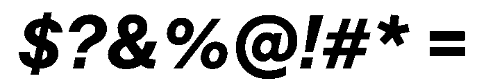 MercatorST BoldItalic Font OTHER CHARS