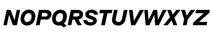 MercatorST BoldItalic Font UPPERCASE