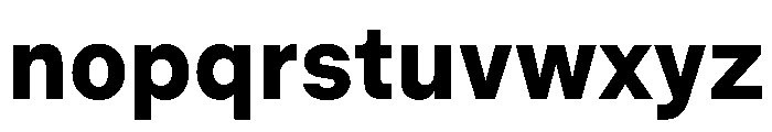 MercatorST Bold Font LOWERCASE