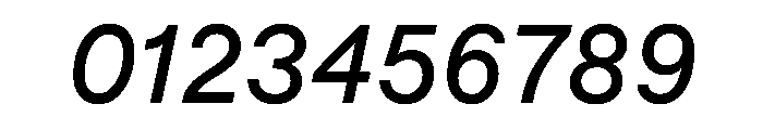 MercatorST Italic Font OTHER CHARS
