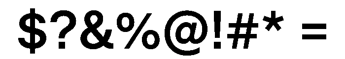MercatorST Medium Font OTHER CHARS