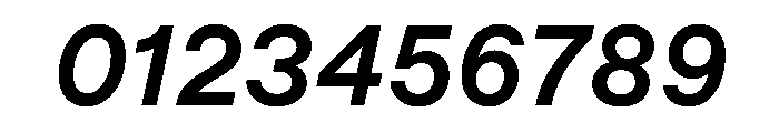 MercatorST MediumItalic Font OTHER CHARS