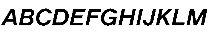 MercatorST MediumItalic Font UPPERCASE