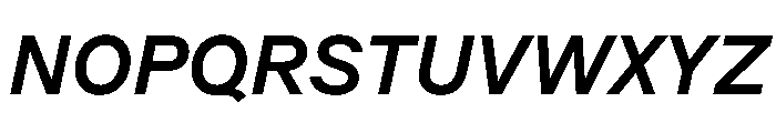 MercatorST MediumItalic Font UPPERCASE