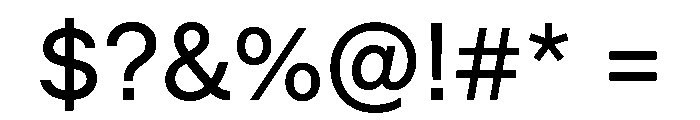 MercatorST Regular Font OTHER CHARS