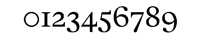 Mercure Regular Font OTHER CHARS