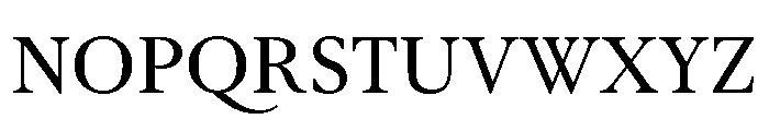 Mercure Regular Font UPPERCASE