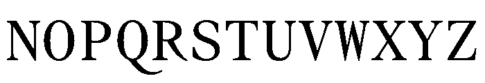 Mercure Transcript Font UPPERCASE