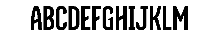 Mersey02 Normal Font UPPERCASE