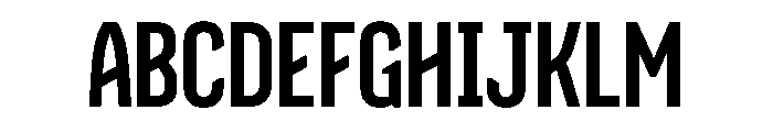 Mersey03 Normal Font UPPERCASE