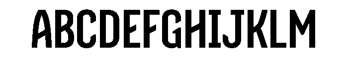 Mersey04 Normal Font UPPERCASE