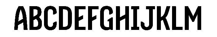 Mersey05 Normal Font UPPERCASE