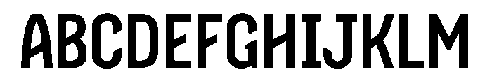 Mersey06 Normal Font UPPERCASE