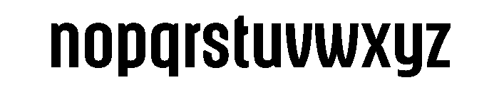 Mersey06 Normal Font LOWERCASE