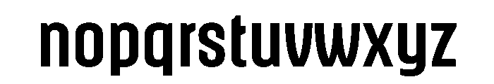 Mersey07 Normal Font LOWERCASE