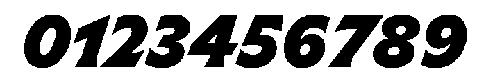 Meso BlackItalic Instance Font OTHER CHARS
