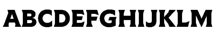 Meso Bold Instance Font UPPERCASE