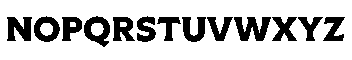 Meso Bold Instance Font UPPERCASE