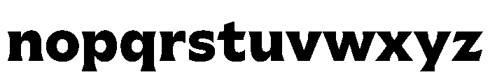 Meso Bold Instance Font LOWERCASE