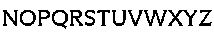 Meso Book Instance Font UPPERCASE