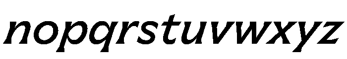 Meso BookItalic Instance Font LOWERCASE