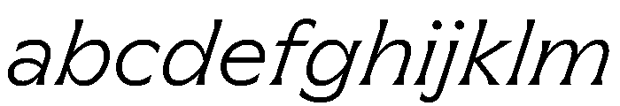 Meso ExtralightItalic Instance FONT