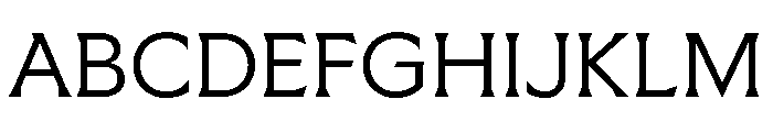 Meso Light Instance Font UPPERCASE
