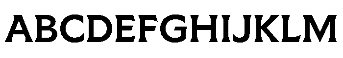 Meso Medium Instance Font UPPERCASE