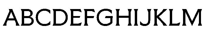 Meso Regular Instance Font UPPERCASE