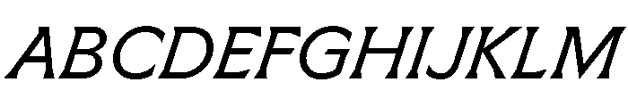 Meso RegularItalic Instance E12fd4a8 Font UPPERCASE