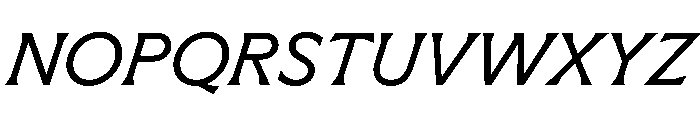 Meso RegularItalic Instance E12fd4a8 Font UPPERCASE