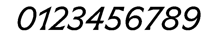 Meso RegularItalic Instance Font OTHER CHARS