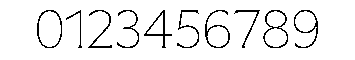 Meso Thin Instance Font OTHER CHARS