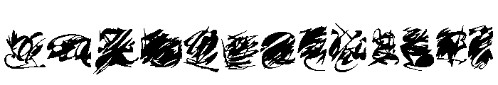 Mess Light Web Font UPPERCASE