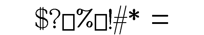 Meta Old French Font OTHER CHARS