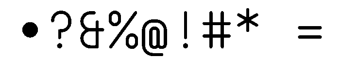 MetaBuch Light Font OTHER CHARS