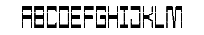 Metaplasm RegularSliced Instance Font UPPERCASE