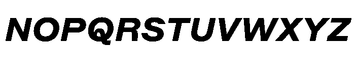 Method BlackItalic Font UPPERCASE