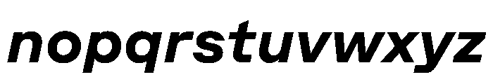 Method BoldItalic Font LOWERCASE